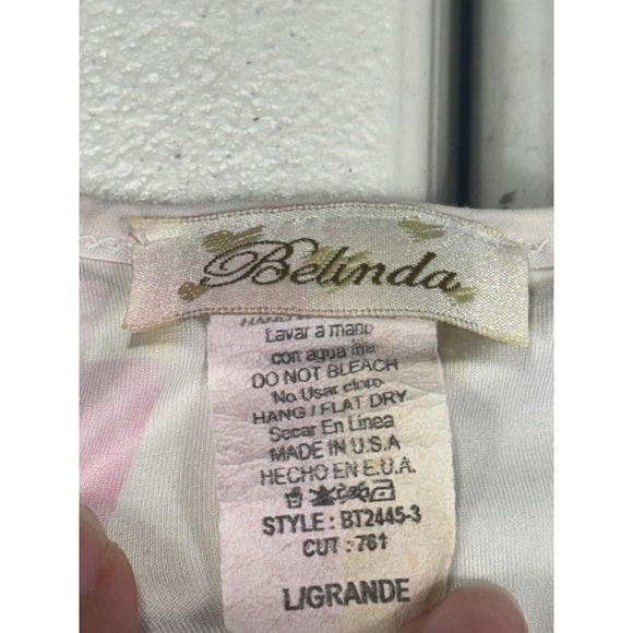 Belinda Rainbow Sunflower Dress V-Neck Sleeveless Summer Made in USA L - Picture 6 of 10